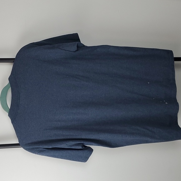 Vintage Kansas City 90s Blue Oklahoma Eagle Short Sleeve  Men T-shirt Size L - Picture 6 of 9